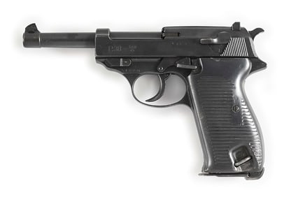 (C) FRENCH PROOFED BYF FACTORY CODE MAUSER P-38 GREY GHOST SEMI AUTOMATIC PISTOL.