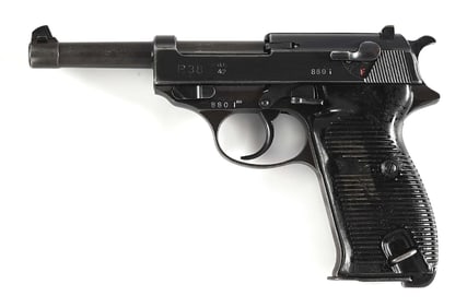 (C) WALTHER P.38 SEMI-AUTOMATIC PISTOL WITH HOLSTER.
