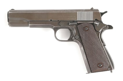 (C) REMINGTON RAND 1911A1 .45 ACP SEMI-AUTOMATIC PISTOL (1944).