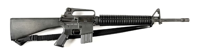 (M) PRE-BAN COLT AR-15A2 HBAR SPORTER SEMI-AUTOMATIC RIFLE WITH WASH STATE PATROL MARKING.