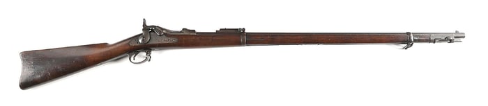 (A) FINE U.S SPRINGFIELD MODEL 1888 TRAPDOOR RIFLE "RAMROD BAYONET MODEL"