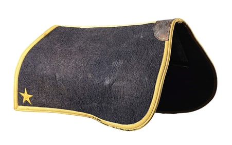 US INDIAN WARS SADDLE BLANKET ATTRIBUTED TO GENERAL RANALD S. MACKENZIE.