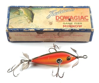 HEDDON RAINBOW 101 MINNOW IN BLUE BORDER BOX