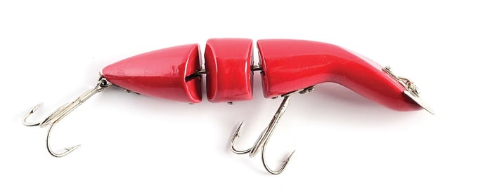 AMAZING HEDDON GAMEFISHER IN SOLID RED