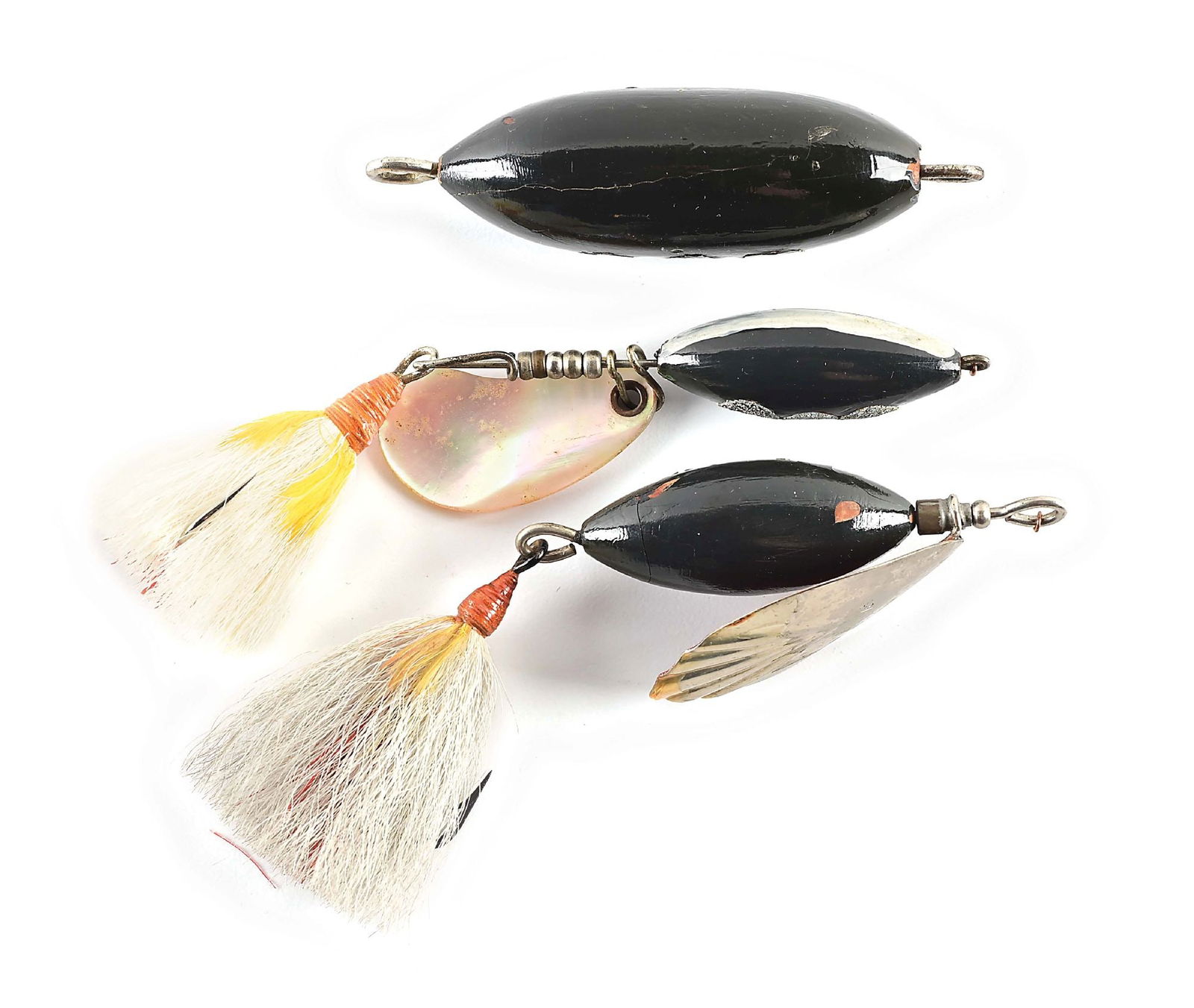 3 VERY RARE HEDDON FACTORY BOARD BAITS. (1 of 4)