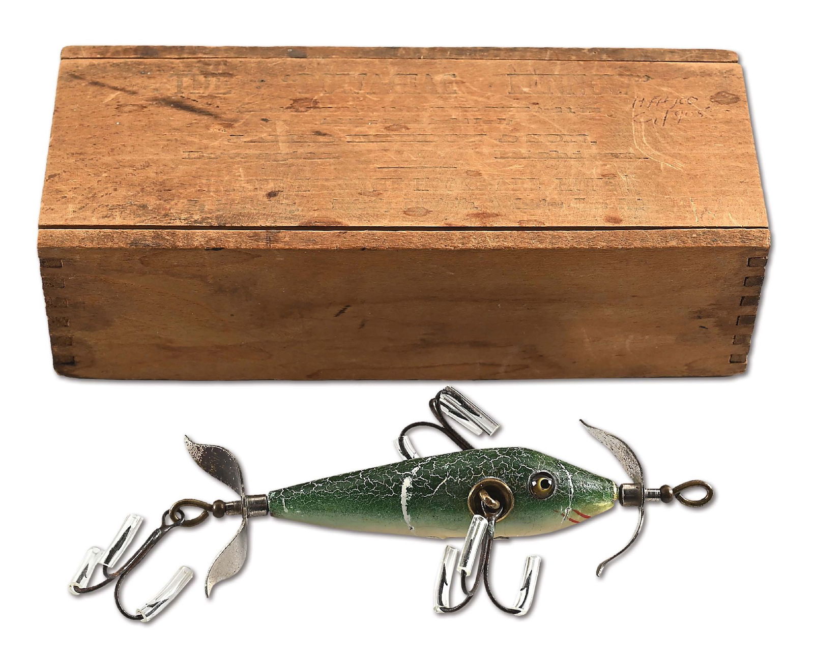 HIGH FOREHEAD HEDDON 100 IN WOOD BOX (1 of 6)