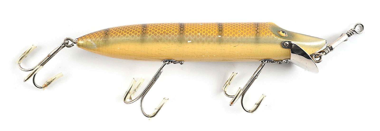 HEDDON 8 INCH MUSKY VAMP IN PIKE SCALE (1 of 6)
