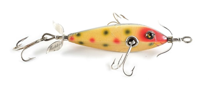 WHITE SPOTTED HEDDON 0 MINNOW