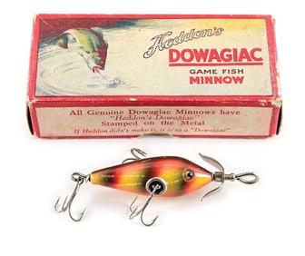 HEDDON MIDGET UNDERWATER MINNOW IN BAR PERCH
