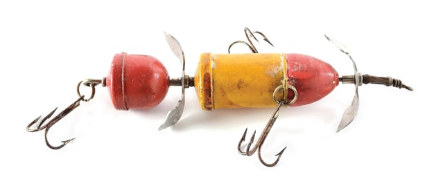 RED & YELLOW PAINTED SHAKESPEARE REVOLUTION