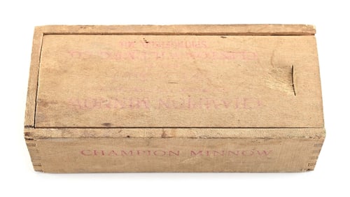 EXTRAORDINARILY RARE CLINTON WILT CHAMPION WOOD BOX
