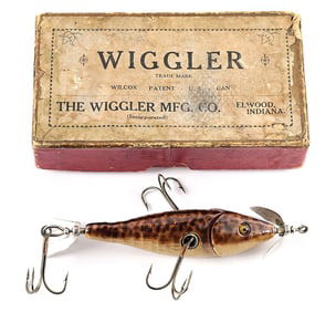 RARE BROWN SPOTTED WILCOX WIGGLER IN THE BOX