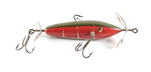 WOODS 3-HOOK EXPERT MINNOW IN RED