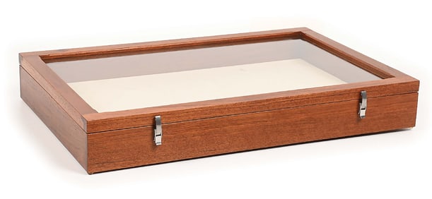 MEDIUM WOODEN DISPLAY CASE