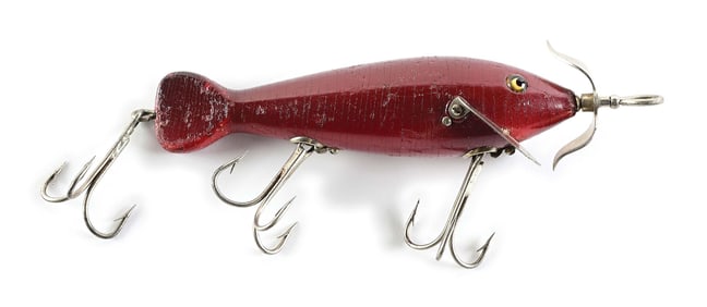 BLENDED RED HEDDON SPINDIVER