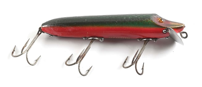 HEDDON VAMP GREEN SCALE RED BELLY WITH TOILET SEAT HANGERS