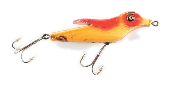 RED & WHITE HEDDON KINNEY BIRD