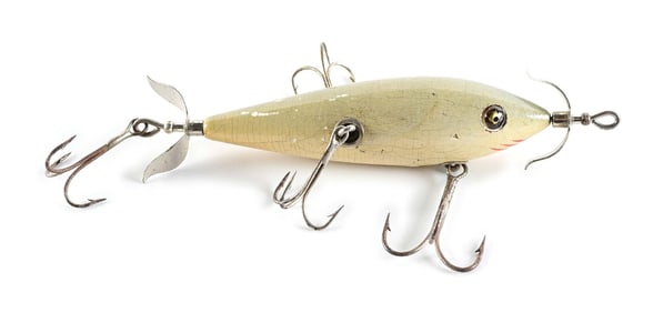 HEDDON 302 FOUR-HOOK SURFACE MINNOW IN SLATE
