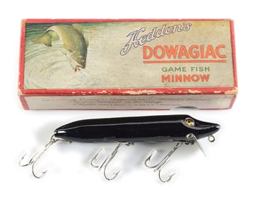 HEDDON SOLID BLACK VAMPIRE IN BOX