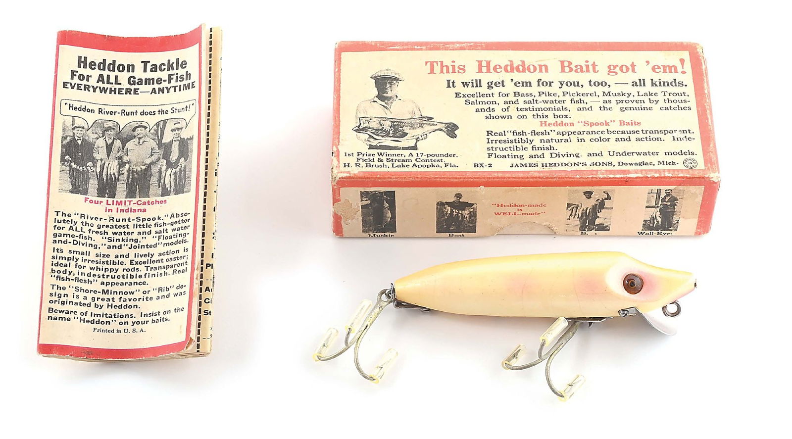 Vintage Heddon Baby Crab Wiggler Fishing Lure Vintage Heddon Baby Crab Wiggler Fishing Lure