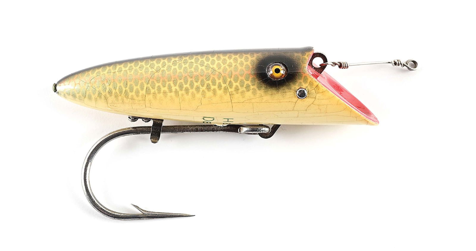 HEDDON SHINER SCALE SINGLE HOOK DELUXE BASSER (1 of 5)