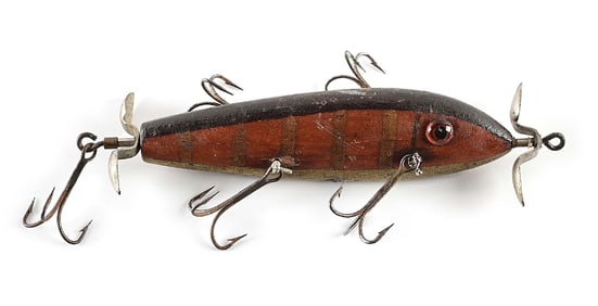 THE HISTORIC FIRST AMERICAN WOODEN MINNOW