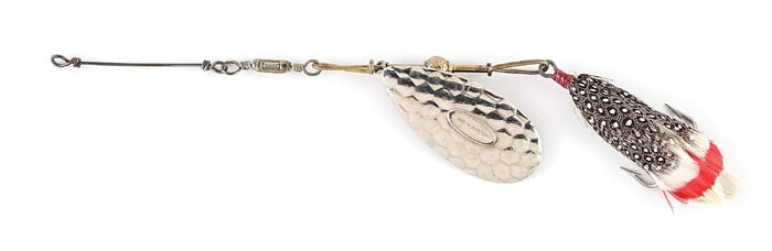 J. B. MCHARG MUSKY SPINNER WITH TORTOISE SHELL BLADE