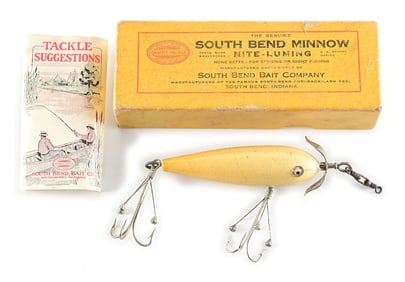 SOUTH BEND NITE-LUMING SURFACE MINNOW IN BOX