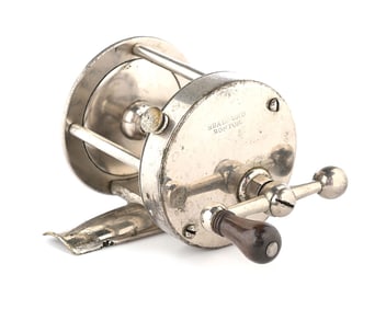BRADFORD GERMAN SILVER BALL HANDLE REEL