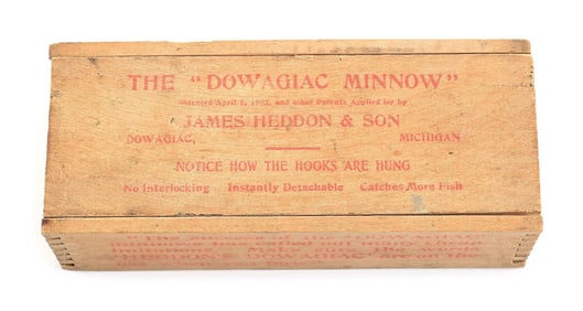 HEDDON WOOD BOX FOR 154 DOWAGIAC MINNOW