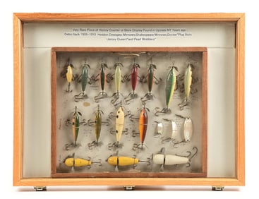 HEDDON, SHAKESPEARE, & HARKAUF 1908 STORE DISPLAY