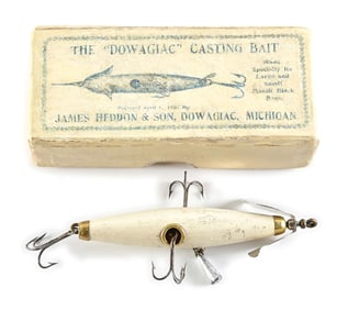 HEDDON 1902 DOWAGIAC UNDERWATER IN BOX