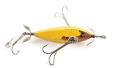 HEDDON FOOTBALL-RIG DUMMY DOUBLE IN SOLID YELLOW