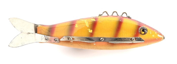 HEDDON FOUR POINT ICE DECOY IN BAR PERCH