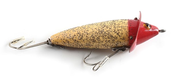 UNUSUAL RED HEAD FLITTER HEDDON 210