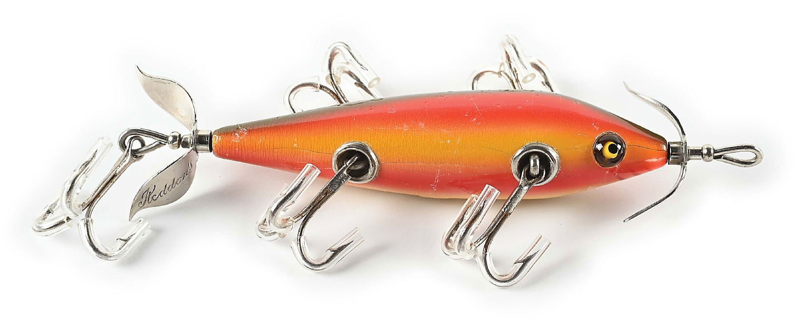 EARLIER HEDDON NO 154 FIVE HOOK MINNOW (1 of 6)