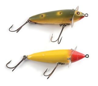 2 HEDDON 210 SURFACE DOWAGIAC BAITS