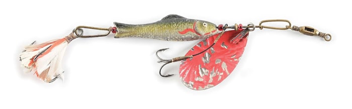 PFLUEGER GOVERNOR BAIT WITH SEASHELLS BLADE