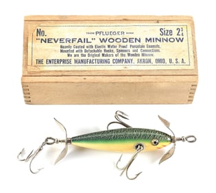 INTRODUCTORY PFLUEGER NEVERFAIL MINNOW IN BOX