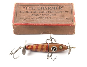 NICE GOLD & RED CHARMER MINNOW IN BOX