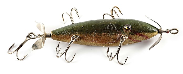 EARLY UNKNOWN FIVE HOOK MINNOW