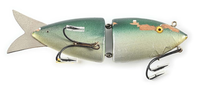 K&K ANIMATED MINNOW IN GREENBACK ALUMINUM