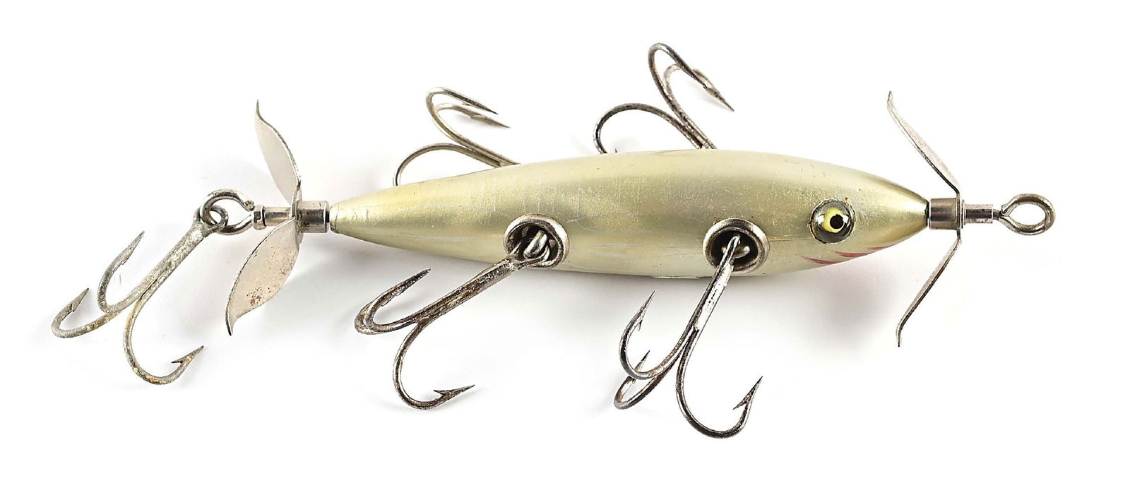 HEDDON 150 TRADE MINNOW IN ALUMINUM (1 of 4)