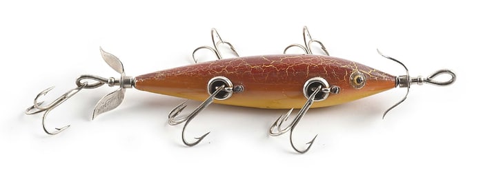 HEDDON 157 MINNOW IN SIENNA CRACKLE