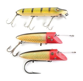 HEDDON VAMP & 2 SALMON BASSERS