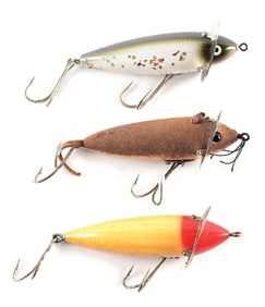 THREE HEDDON 210 SURFACE LURES