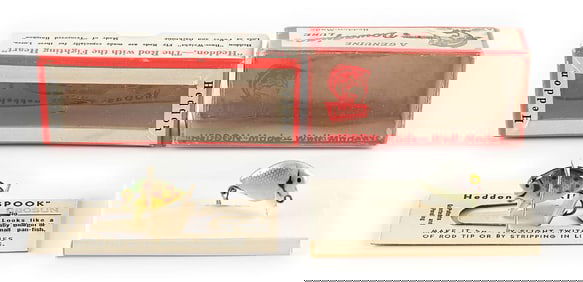 PAIR OF BOXED HEDDON FLYROD PUNKINSEED SPOOKS