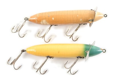 TWO HEDDON 210 SURFACE LURES