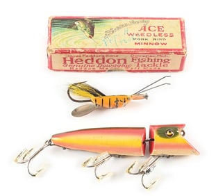 HEDDON BOXED ACE & RAINBOW ZIG WAG