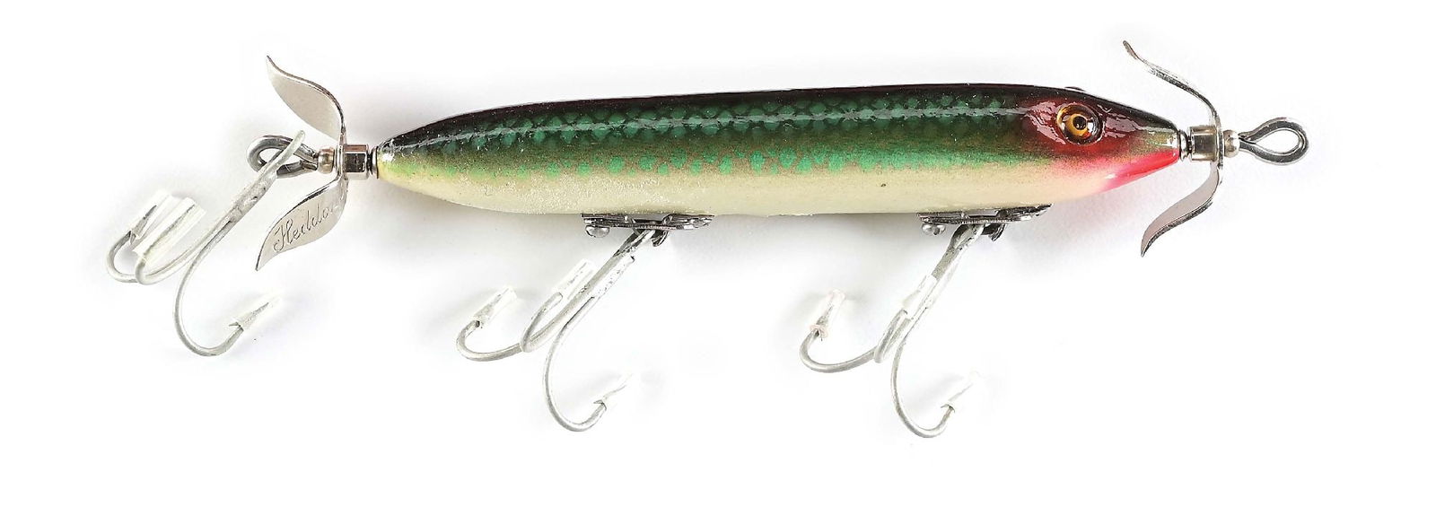 HEDDON 139D GREEN SCALE TORPEDO (1 of 7)